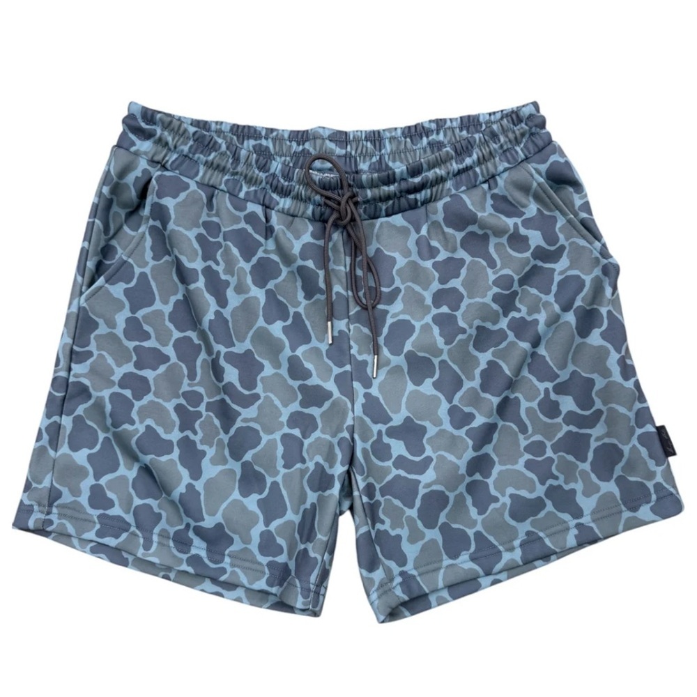 Honey Hole Outdoors Frog Skin Camo Fleece Shorts